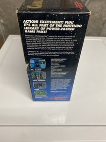 Nintendo NES Challenge Set.  Box, Manual, Console, Power Adapter And Game Genie.