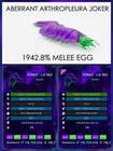 Arthropleura TOP STATS  EGG PAIR  Ark Survival Ascended Official PVE PC/XBOX/PS5