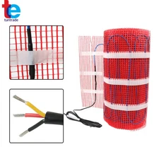120V 100Sqft Electric Mat Kit Radiant Floor Heating System for Under Tile&Lamina