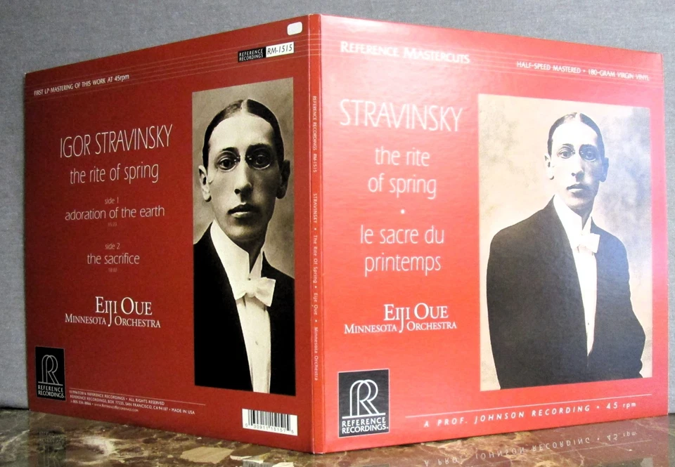 Stravinsky Rite Of Spring Eiji Oue Reference Recordings 45 RPM Near Mint - Image 4 of 4