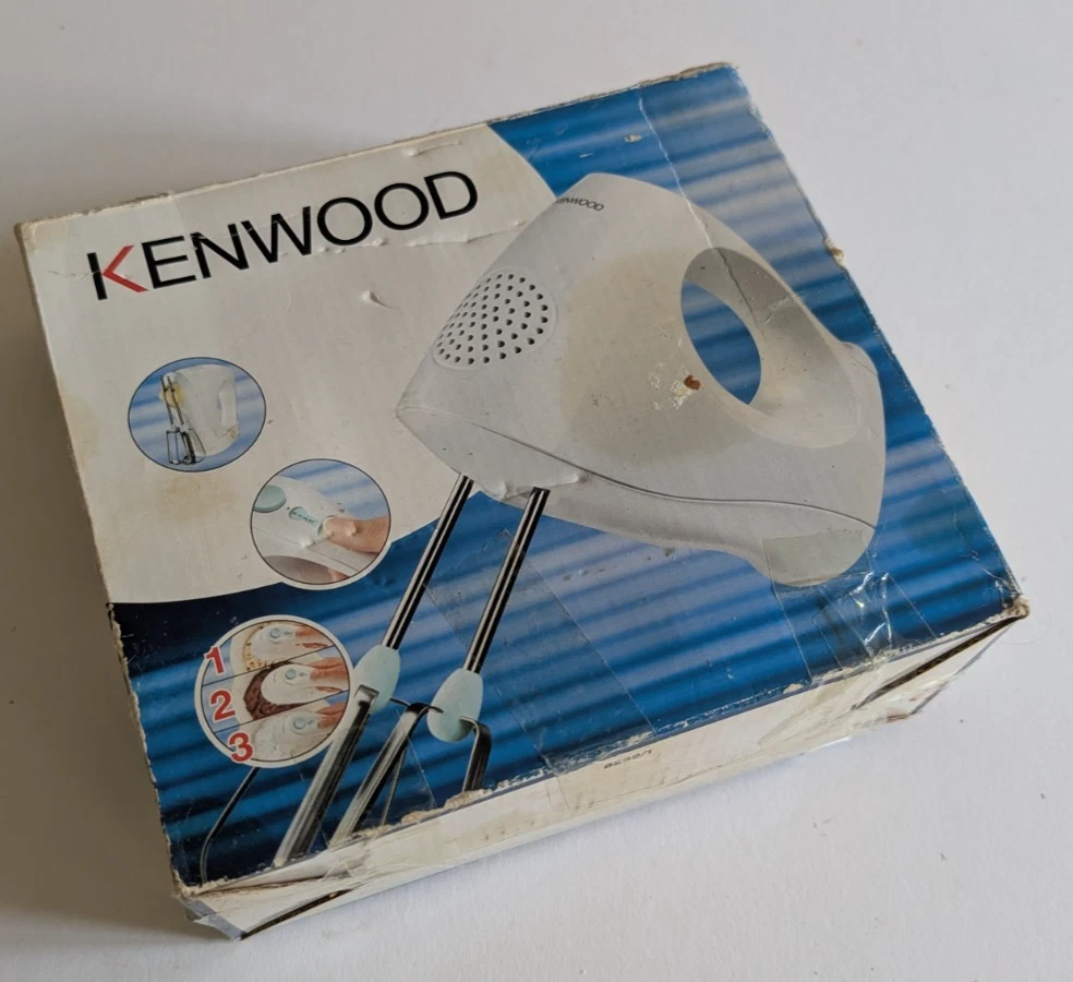 Kenwood HM220 Hand Mixer 3-Speed White, metal whisks beaters
Opens in a new window or tab