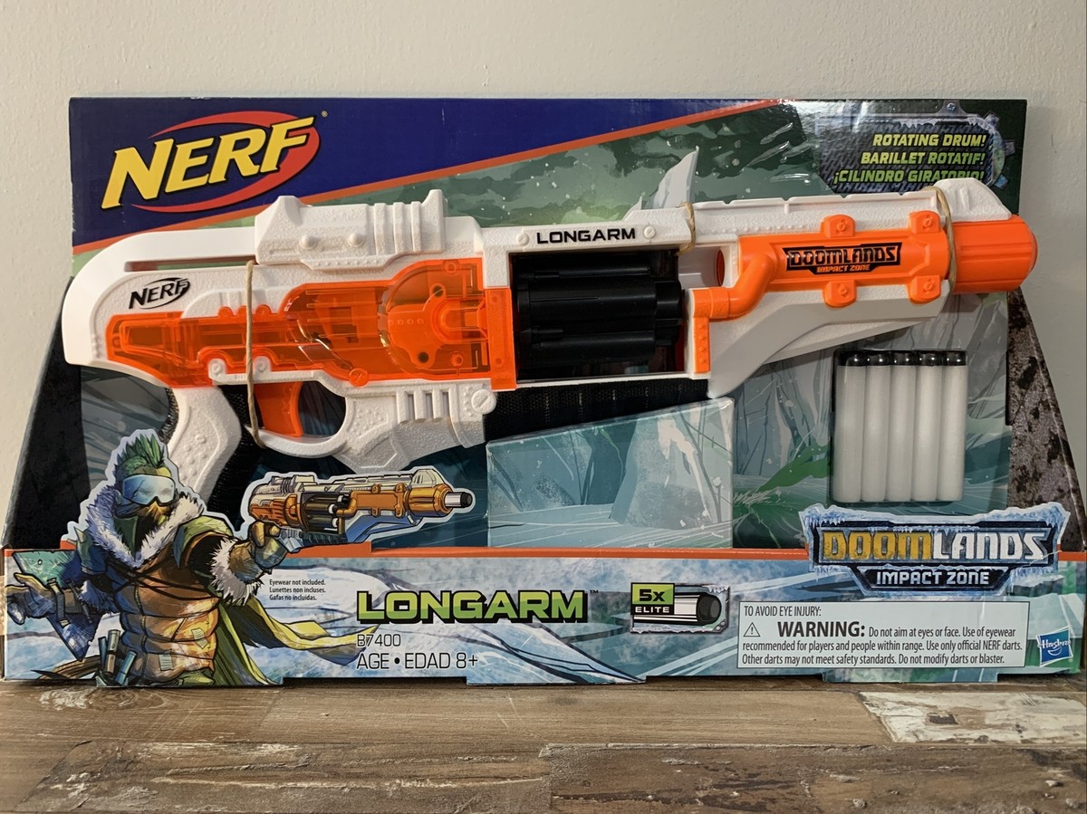 ナーフ　ドゥームランズ　Nerf Doomlands Impact Zone NERF Doomlands Impact Zone Blaster with Rotating Drum | eBay
