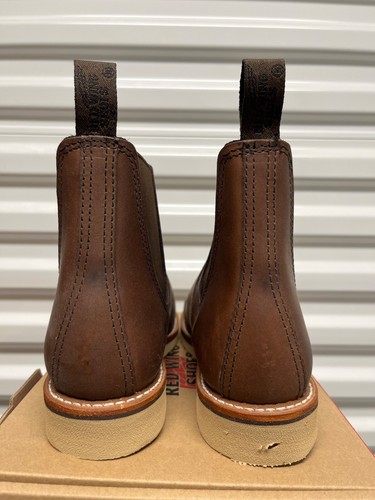 Red Wing Heritage Classic Chelsea Amber Harness Brown Leather Boot 2NDS D 3190 - Picture 23 of 61