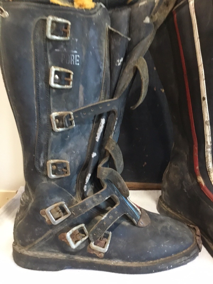 Vintage 1970s Sidi Motorcross Boots Joel Robert | Black