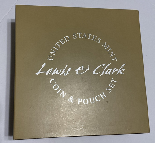 2004 US Mint Lewis & Clark $1 Silver Proof Coin and Native American Pouch Set #4 - Picture 2 of 12