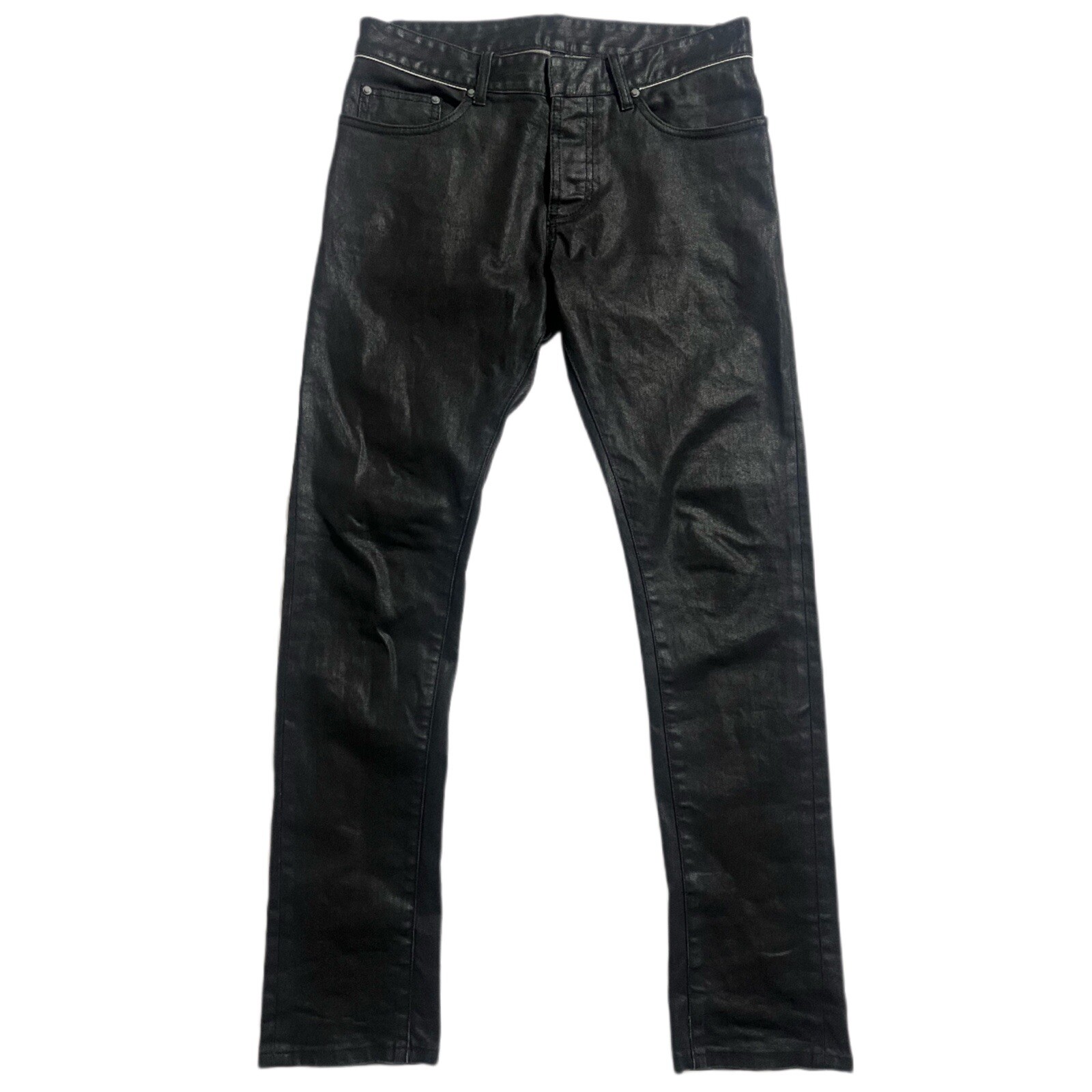 Balenciaga Waxed Coated Denim Pants eBay