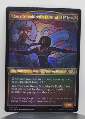 Foil - Rona, Sheoldred's Faithful - March of the Machine: Multiverse Legends
