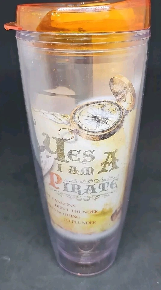 Taza Vaso Pirata Loro Loro Margaritaville - Con Tapa 26 Oz Hecho en EE. UU. Libre de BPA Foto 2 de 4