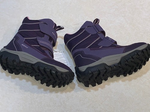 GEOX Respira Waterproof Boots Girls Dual Straps Purple Pink Size 29 US 11 NWT - Picture 10 of 12