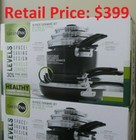 GreenPan Levels Cookware Set Healthy Ceramic Diamond Advanced Nonstick 10 Piece✅