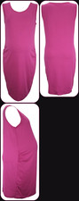 X-Store Maternity Jersey Vest Dress *UK size 16 Pink Fuchsia BRAND NEW pregnancy