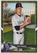 2018 Bowman Prospects Camo #BP109 Sam Howard