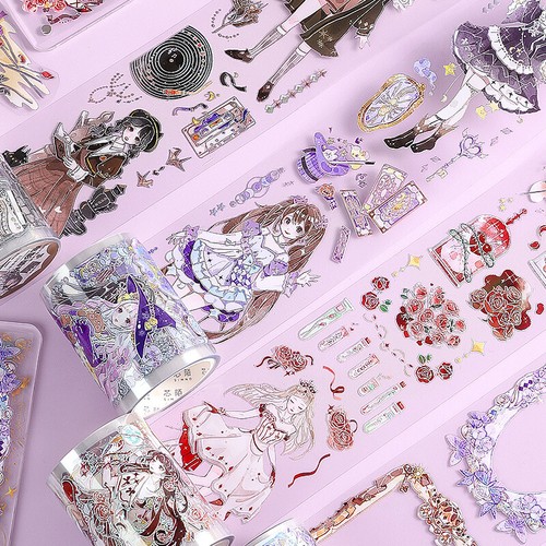 Lot De 40 Autocollants Transparents En PET Pour Scrapbooking