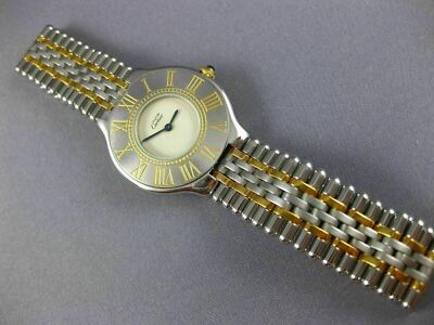 Cartier 時計　18K Cartier カルティエ PRE MUST TANK WATCH LM カルティエ プレ