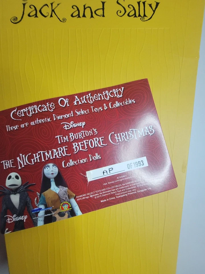 Jack & Sally Pesadilla antes de Navidad Figura Diamante Selección 2015 Prueba de artista Foto 4 de 4