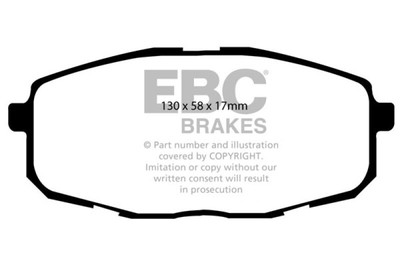 EBC 2.0 Touring Ultimax2 Front Brake Pads FOR 09-12 Hyundai Elantra