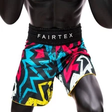 Fairtex Authentic Sports Boxing Trunks Shorts  BT2005 GRAPHIC