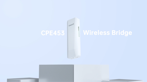 Ueevii 3KM Range Wireless Wifi Bridges 5.8G 100Mbps Point to Point Outdoor CPE - Vidéo 1 sur 1