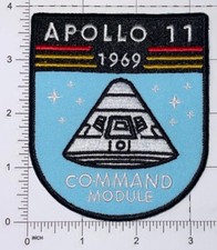 NASA Apollo 11 1969 Command Module Patch Hook Iron-On Repro New A1006