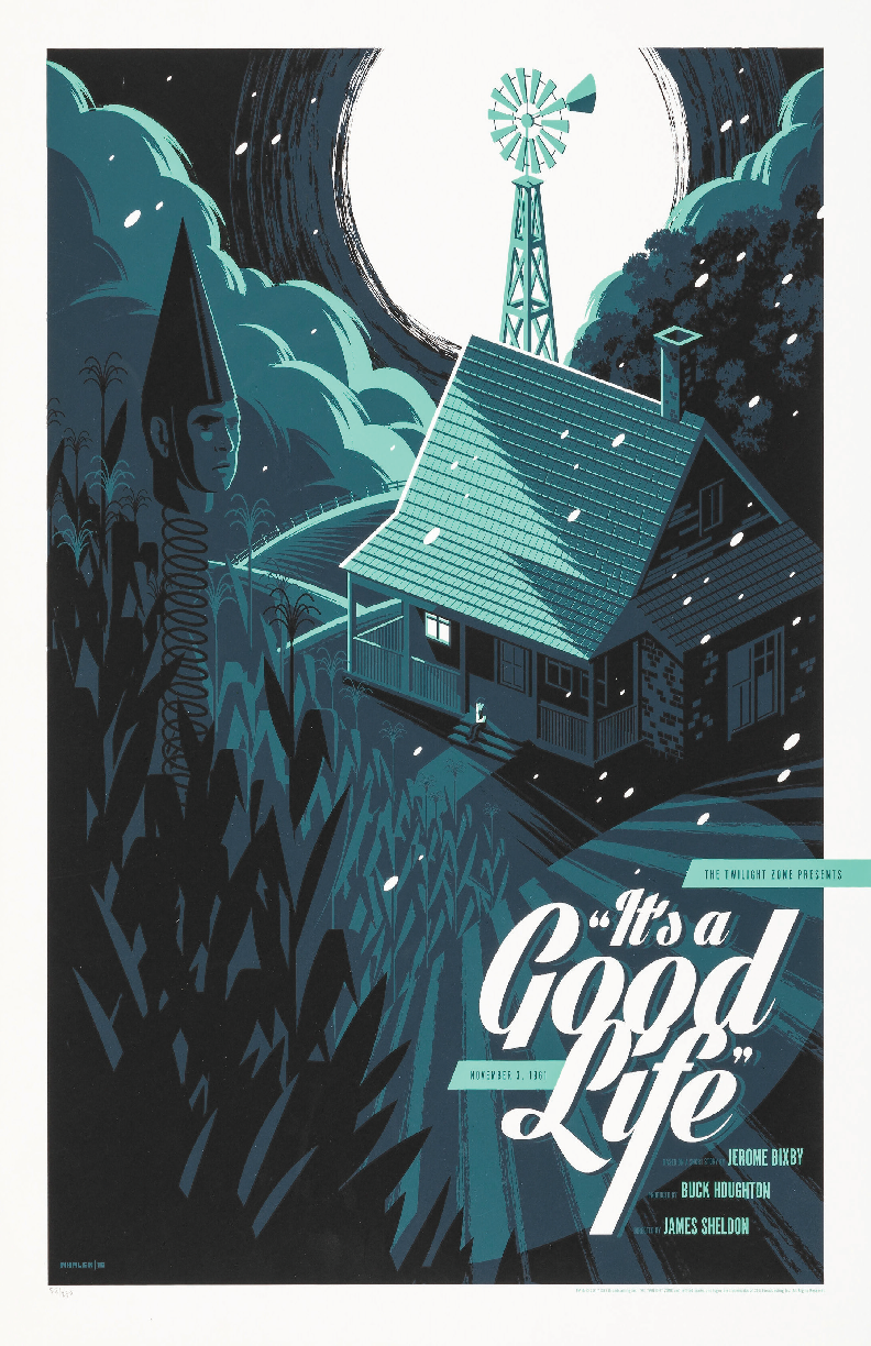 Twilight Zone Its a Good Life Tv Show Alternative Poster Print 11x17