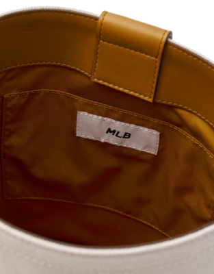 MLB■Lettering Canvas Bucket Bag■送料込 MLB KOREA Varsity Lettering Canvas Bucket Bag New York