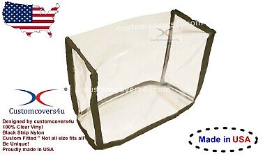 Clear Dust Cover For TEAC 40-4 Reel to Reel Tape Recorder + Embroider Made  USA 