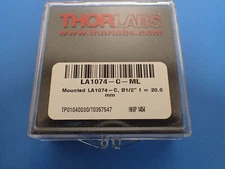 THORLABS LA1074-C-ML Ø1/2" N-BK7 PLANO-CONVEX LENS SM05-THREADED MOUNT, F = 20mm