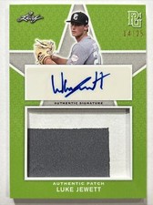 2020 LEAF PG NATIONAL SHOWCASE LUKE JEWETT PATCH AUTO 14/25 M