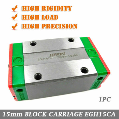 HIWIN Linear Guideway Block Slide EGH15CA EGH20CA EGH25CA Bearing ...