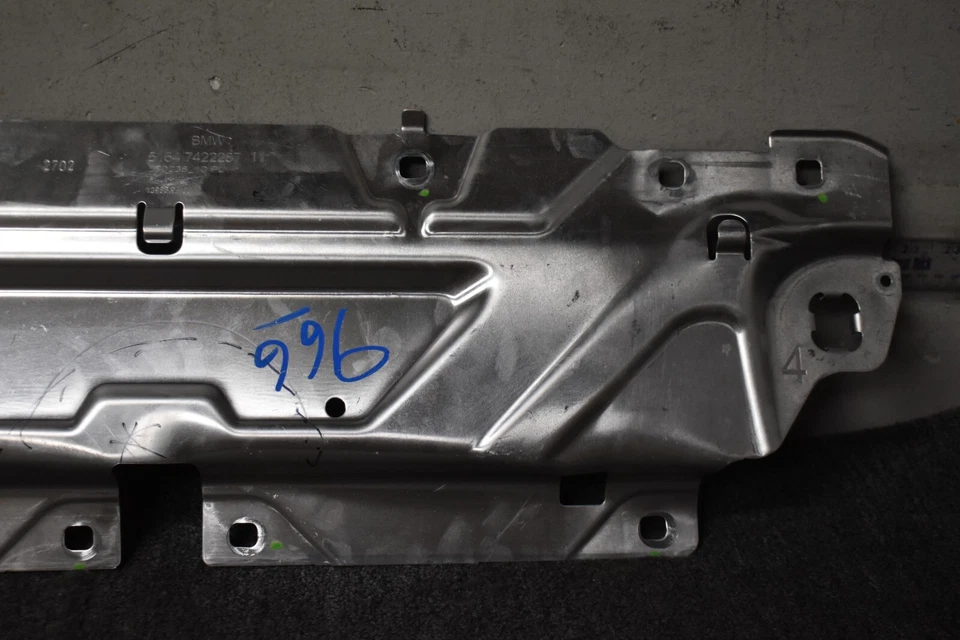 2019-2022 BMW 3 SERIES REAR METAL HEAT SHIELD FACTORY OEM - Image 3 of 4