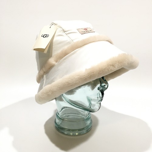 UGG Nylon Bucket Hat -White -Water 