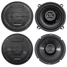 5.25" + 6.5" Hifonics Front + Rear Speaker Replacement For 02-05 Hyundai Accent