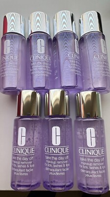 Lot of 7 Clinique Take The Day Off MAKEUP REMOVER 1.7Oz Ea Total of 11.9oz  ST1