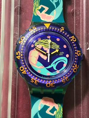 DUMMY - PROTOTYPE! SWATCH Scuba SAILOR'S JOY (SDG100P1)-Piece for Collectors-RRR