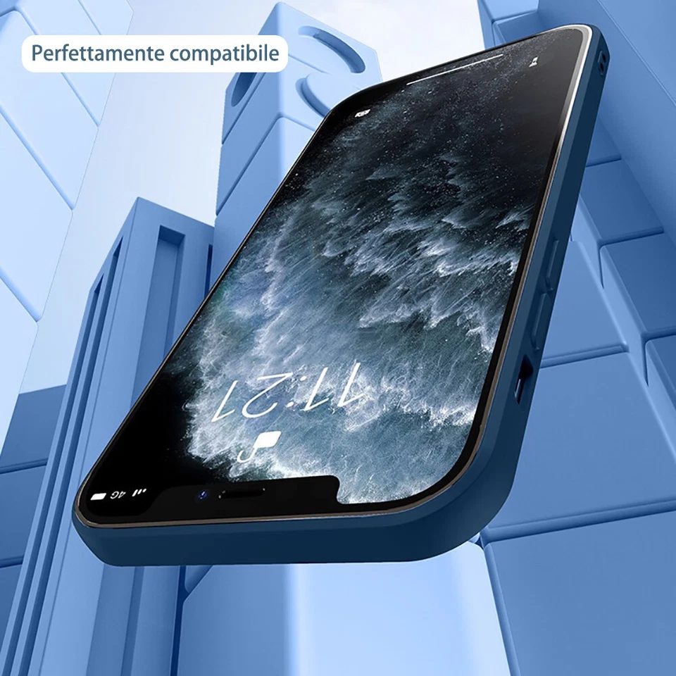 Custodia Cover MagSafe per iPhone 7 8 XE X XR XS 11 Pro Max in Tpu Silicone Soft - Immagine 2 di 4