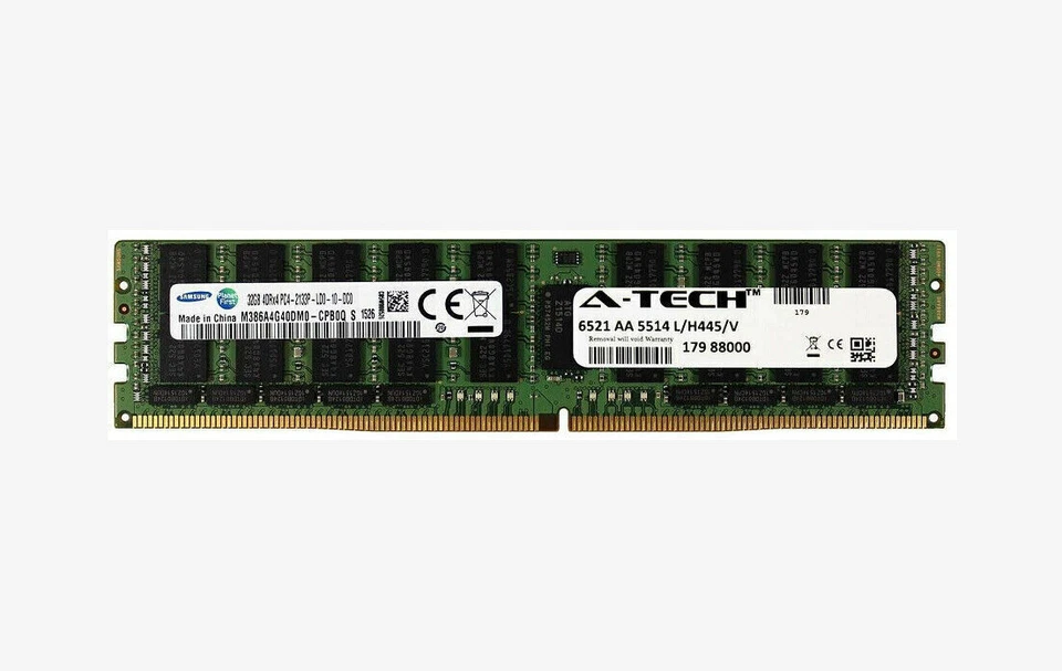 4PCS 32GB 2133MHz ECC Server Memory Samsung DDR4 RAM DIMM - Image 3 of 4