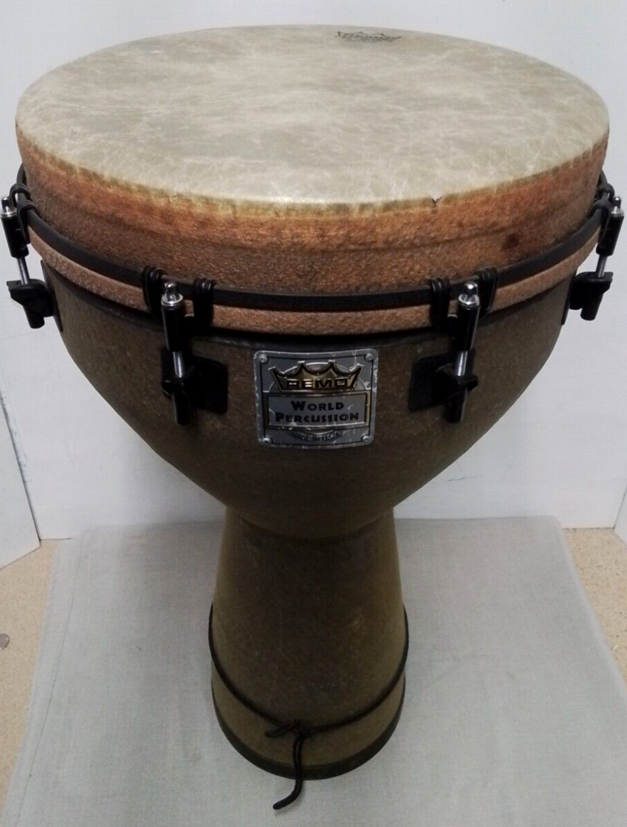 パーカッション・打楽器 REMO FIBER SKIN MONDO Djembe Made in USA