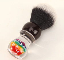 26mm Lucky Dice Tuxedo Shaving Brush Premium Shaving Brush High-Quality Synthe