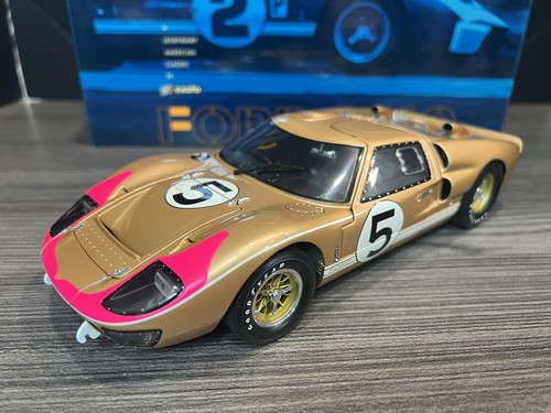 XRARE Ford GT40 MKII #5 Le Mans 24Hr R. Bucknam/ D. Hutcherson 1:18 Exoto MIB - Picture 4 of 24