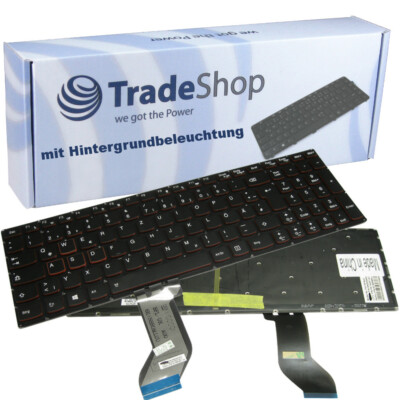 Tastatur DE f. Lenovo IdeaPad Y700 Y700-15ISK Y700-15ISE Y700-15ACZ Beleuchtung
