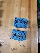 Lot of 20 Klemsan AVK4 Terminal Blocks, 750V 32A, 600V 30A AWG 26-10