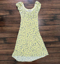 ASTR the label summer yellow and blue floral dress