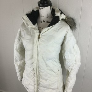 columbia white down jacket