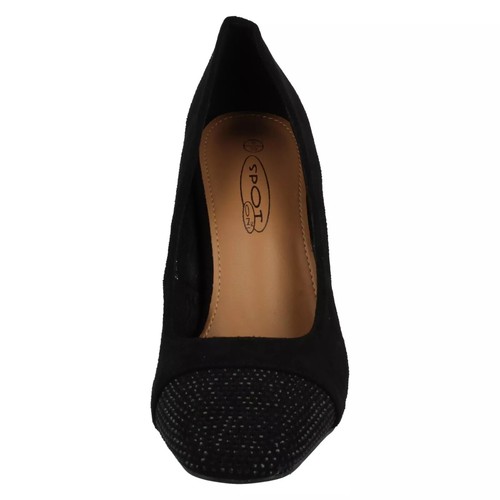 Zapato de noche de tacón bloque para dama F9R0138 precio de venta £28.99 - Imagen 9 de 17