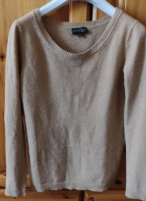 Mazzini Italy Stile  Damen Pullover Gr. S 100% Kaschmir beige