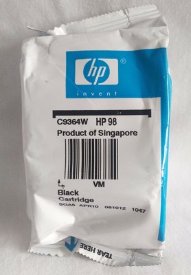 HP 98 Black Ink Cartridge | eBay