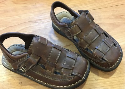 synthetic leather sandals