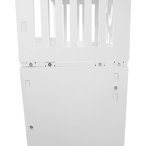 Blanco Moderno 4 Pisos Armario Inodoro PVC Gabinete de Almacenamiento Almacenamiento Almacenamiento - Imagen 7 de 18