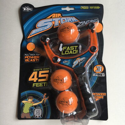 New Zing Air Storm Zing Shot 3 Blaze X Balls Toy Launches Over 45 Feet