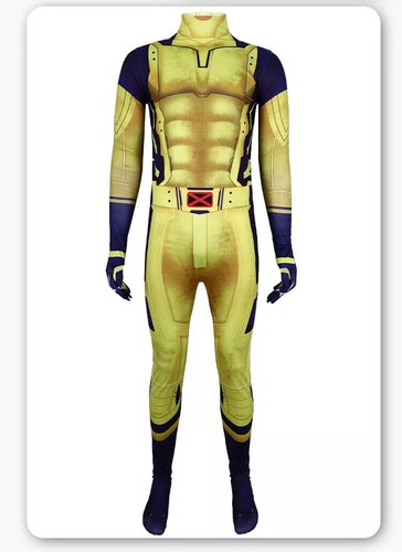 Kids Boys Deadpool Wolverine Cosplay Costume Jumpsuit Fancy Dress World Book Day - Picture 3 of 13